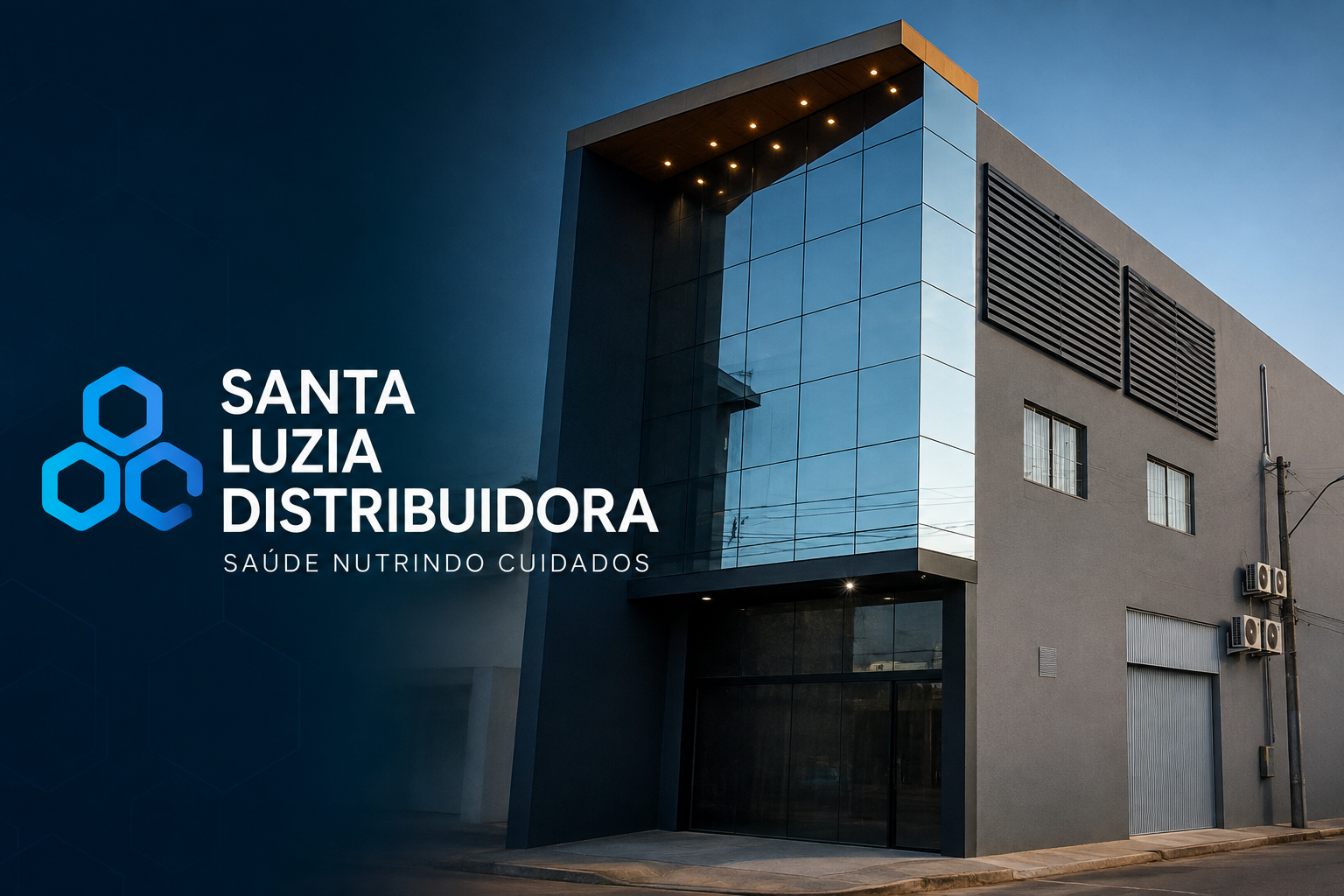 Fachada da Santa Luzia Distribuidora